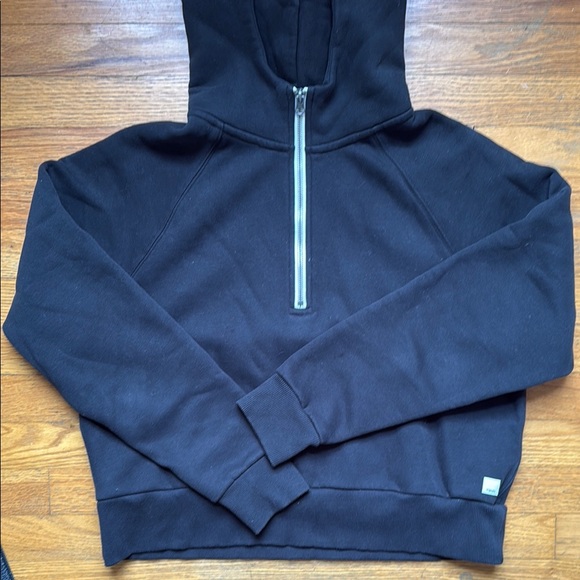 Vuori Restore washed Black Half-Zip Women's zip hoodie medium - Picture 2 of 6
